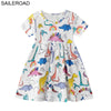 SAILEROAD Dinosaur Girls Summer Dress