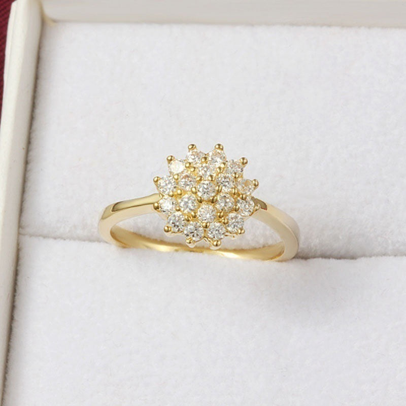 14K Yellow Gold 1.5 Carats Diamond Ring