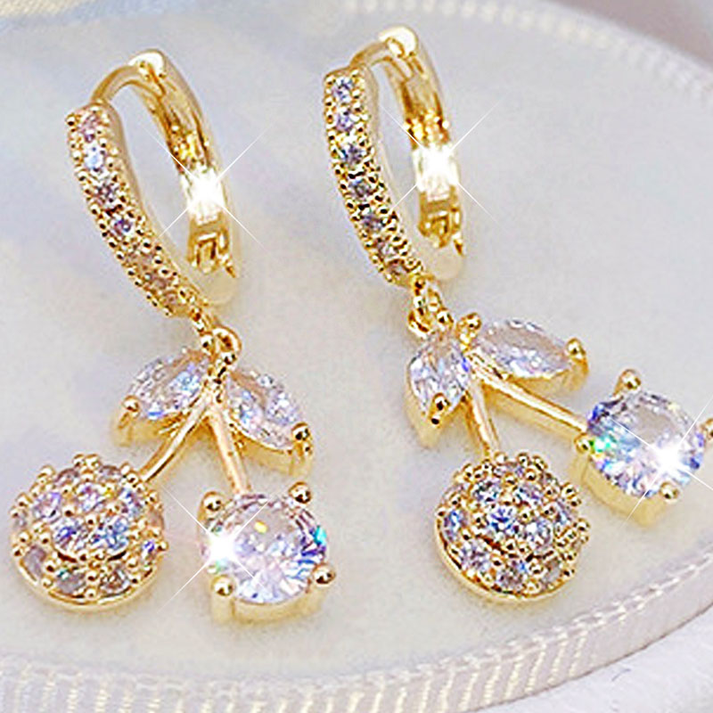 14K Real Gold Plating Earrings
