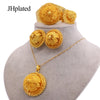24K Gold plated round neckless